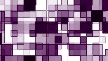 Yaratıcı Modern Tasarım Uygulamaları için Dinamik Akış ve Geometrik Desenler ile Beyaz ve Mor Blok Hareketi Arkaplanı