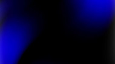 Parlak ve Modern Tasarım Uygulamaları için Pürüzsüz Akış Dokuları ile Koyu Mavi Gradyan Hareketi Arkaplanı