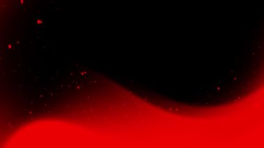 Modern Artistik Kırmızı ve Kara Dalga Arkaplan Web Tasarımı, Posterler ve Reklamlar İçin İdeal