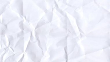 Buruşuk Beyaz Kağıt Doku Hareketi, Kırışık Kağıt Animasyonu, Gerçekçi Kırışık Yüzey