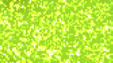 Yeşil Renklerle İnce Soyut Piksel Deseni.