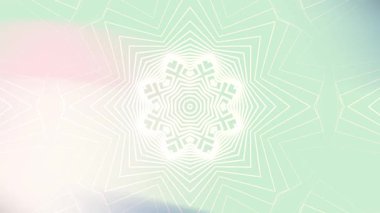 Pastel İslami Mandala Arkaplanı, Süslü Dairesel Desen, Yumuşak Geometrik Tasarım