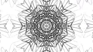 Son derece detaylı mandala, süslemeli simetrik çiçek tasarımı, el çizimi geometrik füzyon, soyut geleneksel zen motifi, mistik dekoratif denge