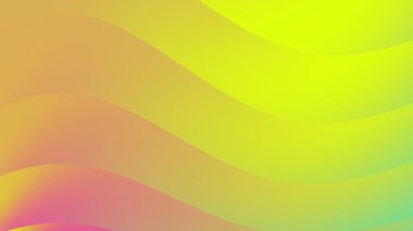 Canlı Magenta Cyan Sarı Bulanık Yumuşak Gradyan Döngü Döngüsü Arkaplanı