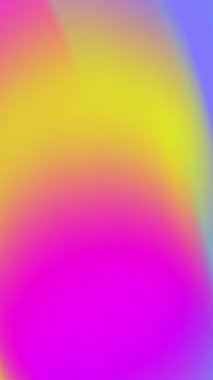 Modern Tasarımlar için Sıvı Renk Geçişleri ile Dikey Magenta Cyan Sarı Gradyan Arkaplanı