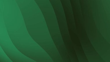 Web tasarımı, dijital sanat, pazarlama materyalleri, sosyal medya grafikleri ve sunumlar için uygun kıvrımlı çizgilere sahip yeşil soyut arkaplan.