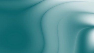 Arkaplan tasarımları, web pankartları, dijital sunumlar ve soyut sanat projeleri için uygun eğrileri olan Teal mavisi gradyanı.