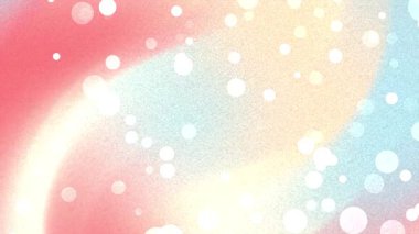 Ağ tasarımı, sosyal medya grafikleri ya da canlı parti davetiyeleri için mükemmel beyaz daireli soyut pembe ve mavi arkaplan.