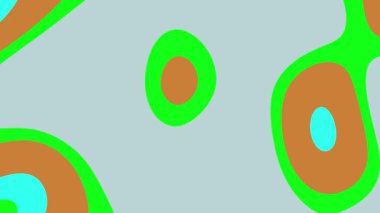 Yeşil, mavi ve kahverengi şekilli soyut geometrik tasarım, arka plan, duvar kağıdı, dijital sanat ve modern grafik projeleri için mükemmel..