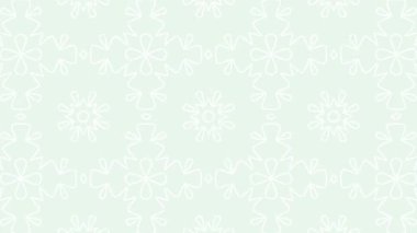 Yeşil arka planda İslami beyaz geometrik desen. Geçmişler, tekstil, kırtasiye malzemeleri ve İslami tasarımlar için mükemmel. Sanat projeleri için harika..