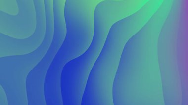 Soyut mavi ve yeşil dalga arka planı su, doğa, refah, rahatlama ve zihinsel sağlık kavramları ile ilgili tasarımlar için mükemmeldir..