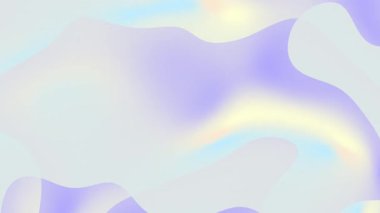 Pastel renklere sahip holografik soyut arkaplan, fütüristik tasarımlar, teknoloji sunumları ve modern dijital projeler için mükemmel. Canlı ve sanatsal..