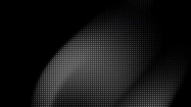 Soyut gradyan yarım ton nokta deseni, arka plan veya grafik tasarım projeleri için ideal siyah ve beyaz kontrast ile modern dinamik görsel efekt yaratır.