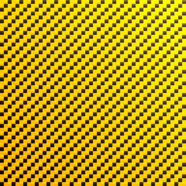 Sarı karbon kevlar desen arkaplan