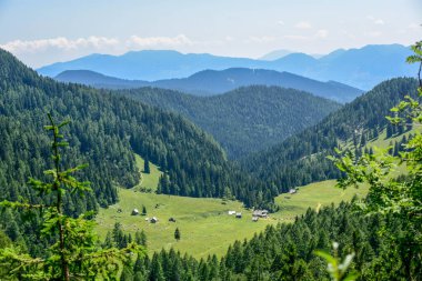 Ulusal Park 'ın güzel manzarası - Slovenya, Triglav Ulusal Parkı