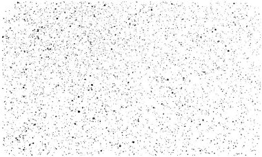 Beyaz arka planda Grunge vektörü. Grunge siyah çip, çatlak, çizik, yumuşak beyaz.