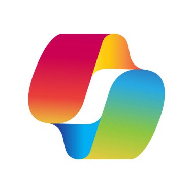 Beyaz arkaplanda renkli logo tasarımı