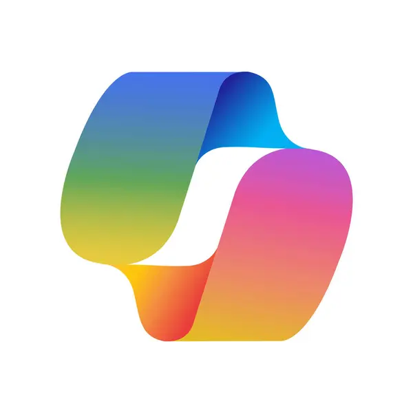 Beyaz arkaplanda renkli logo tasarımı