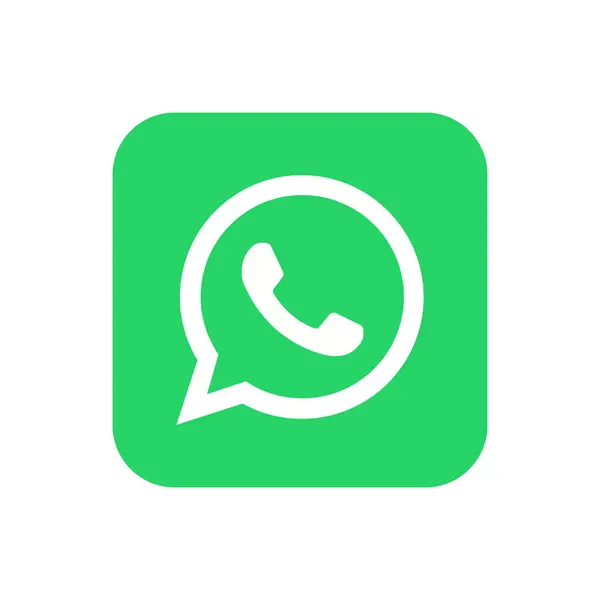 Beyaz arkaplanda Whatsapp simgesi tasarımı