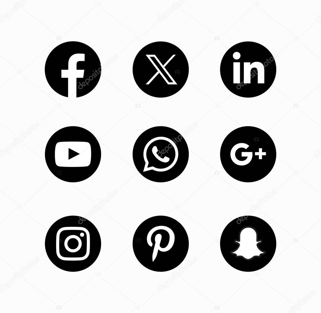 Social Media icon set