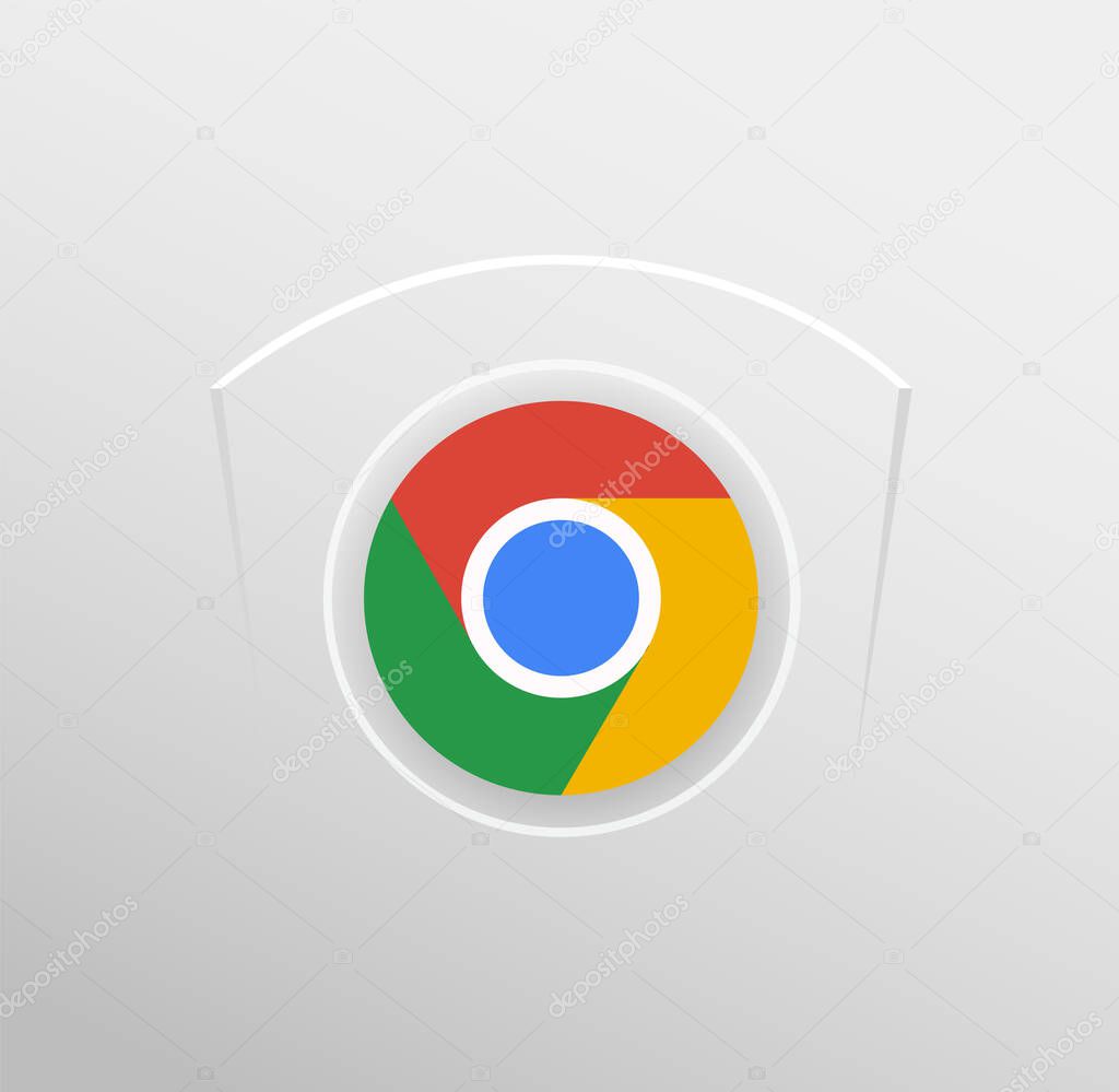 Google Chrome Logo vector illustration