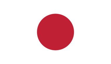 Japon ulusal bayrağının resmi
