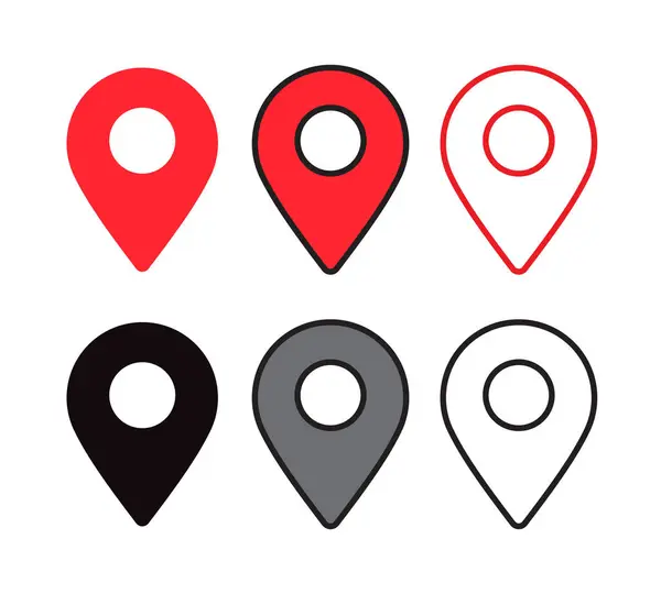 Konumu PIN simgeler kümesi