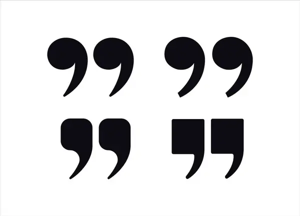 Çeşitli Alıntı İşaretleri Koleksiyonu