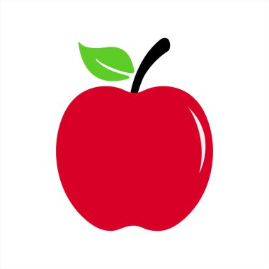 Yeşil yapraklı renkli elma