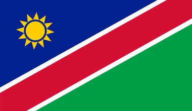 Namibya ulusal bayrak