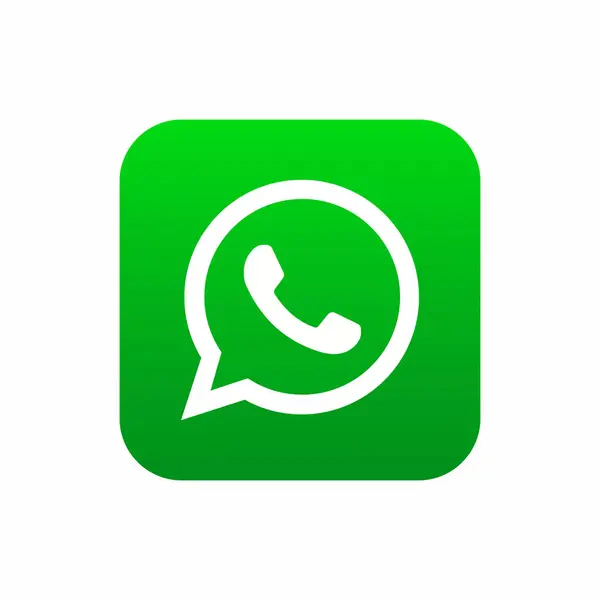 Whatsapp logo simgesi izole edildi