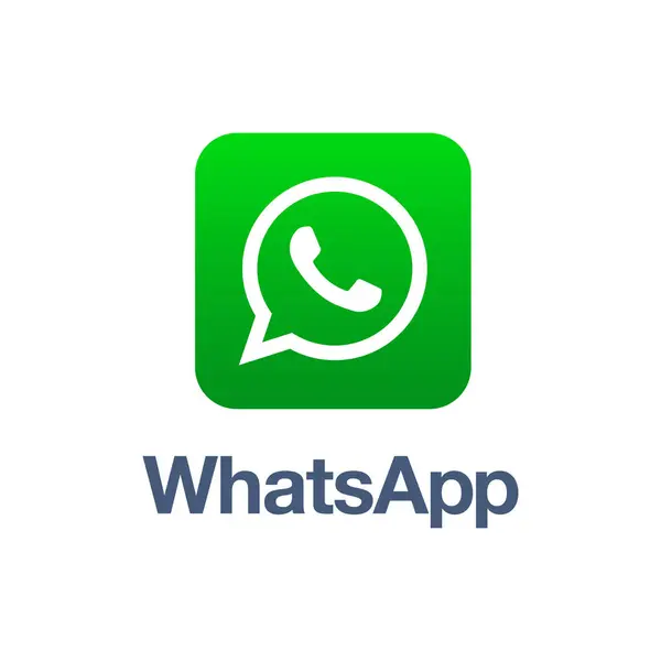 Whatsapp logo simgesi izole edildi