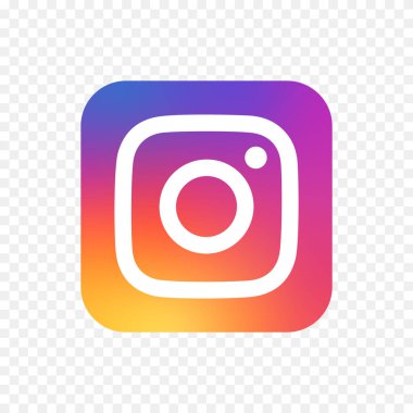 Şeffaf arkaplanda Instagram Logo Simgesi