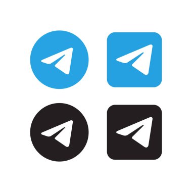 Telegram Logo Simgesi seti
