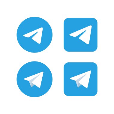 Telegram Logo Simgesi seti
