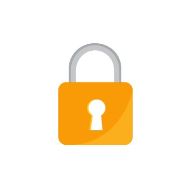 Kilitli Asma Kilit Simgesi - Güvenlik ve Özel Erişim Sembolü