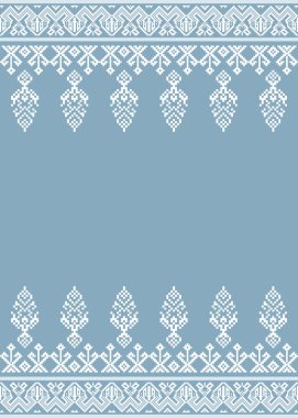 Tayland ipekten esinlenilmiş pikselden yapılmış, çiçek ve geometrik motifleri sınır, davetiye ve kültürel tasarımlar için idealdir..