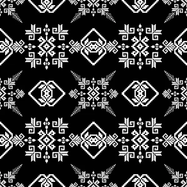 Geleneksel nakış işlemeli kusursuz boho tarzı pikseller. Dijital altyapılar, tekstil baskıları, etnik el sanatları ve klasik tasarım projeleri için harika.