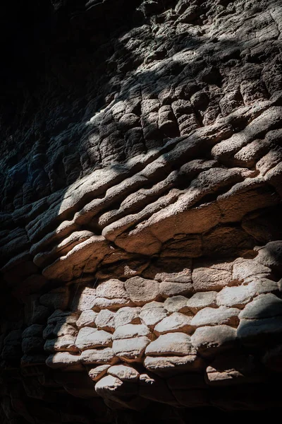 Naka Mağarası Dev Yılan Ölçeği Taşı Buangkan Tayland Phu Langka — Stok fotoğraf