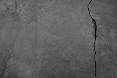 Endüstriyel binada çatlağı olan Grunge beton duvar. Tasarım ve doku arka planınız için harika.