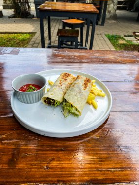 Bir yemek fotoğrafı.