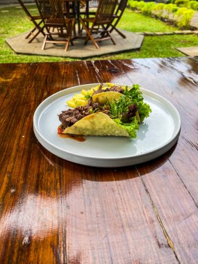 sığır etli burger.