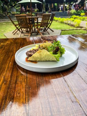 dana biftek ahşap tablo