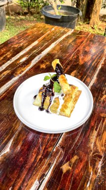 Kızarmış domuz eti fotoğrafı.