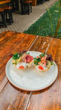 Lezzetli yemekler, seçici odaklanma.