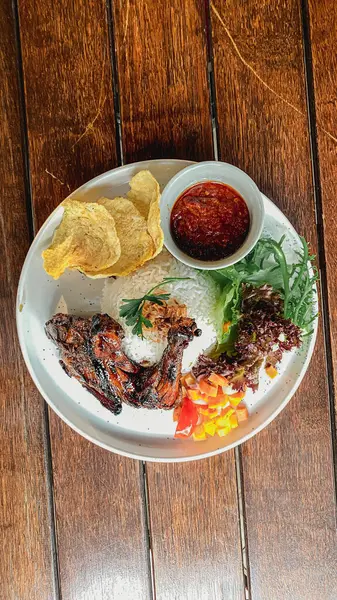 Sebzeli ızgara tavuk