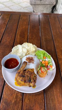 Kızarmış domuz eti fotoğrafı.