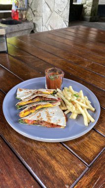 Lezzetli ve sağlıklı yemek, lezzetli sandviç.