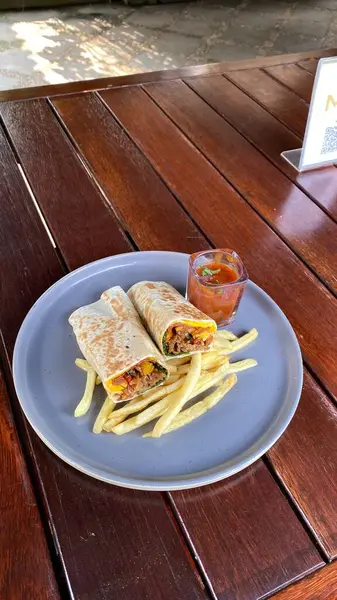 Lezzetli ve sağlıklı yiyecekler, seçici odaklanma