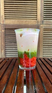 Lezzetli Asya yemeklerinin yakın görüntüsü